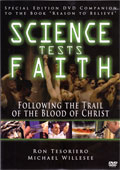 "Hear the Story unfold as Science finds: Blood & Flesh, Human DNA, Heart Muscle and White Blood Cells, all in a Bleeding Consecrated Host as the Truth of the Eucharist is revealed by Science! Yet science cannot produce a detailed DNA profile from not only the Host but also from a bleeding statue of Christ. These intriguing and very extraordinary scientific findings are presented in detail in this DVD by compelling and thought provoking witnesses to their faith".