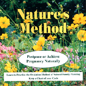 Nature's Method is an interactive CD-ROM containing detailed explanations of the Ovulation Method: Natural vs. Artificial - a video explaining the benefits of Natural Family Planning and the negative physical and emotional effects of artificial birth control; Family of the Americas' documentary; a scientific section containing data supporting the Ovulation Method; and the Charting Coach, the ability to electronically follow the Ovulation Method and chart one's cycle on computer.